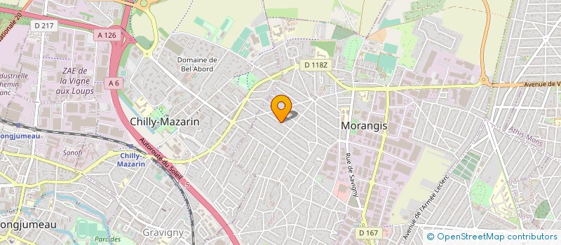 localisation de l'entreprise AGEPLO  MORANGIS