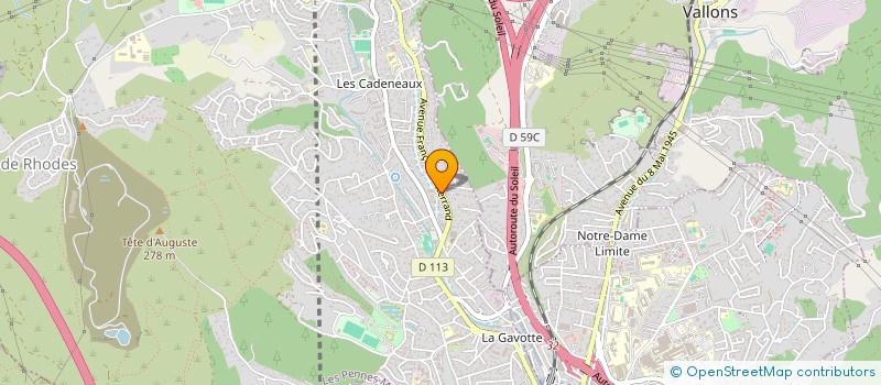 localisation de l'entreprise AGEPSE  LES PENNES-MIRABEAU