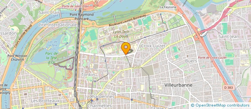localisation de l'entreprise AGERA à LYON