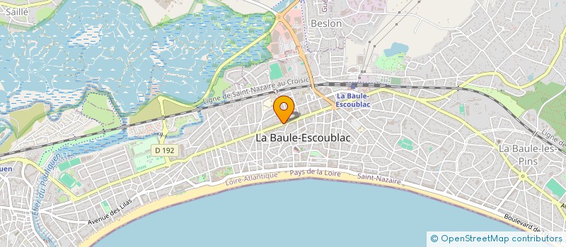 localisation de l'entreprise AGERE AESTIVA  LA BAULE-ESCOUBLAC