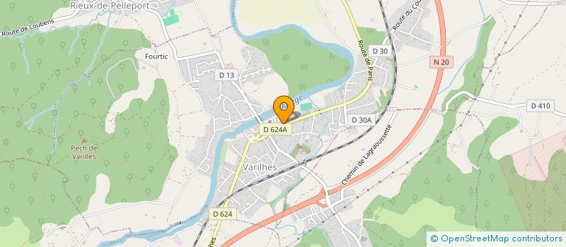 localisation de l'entreprise AGERIN à VARILHES