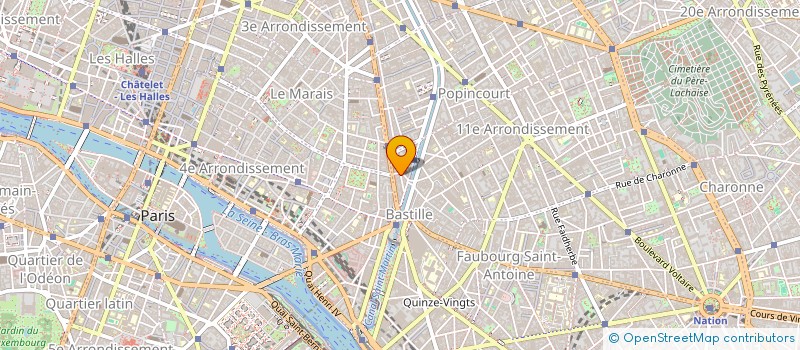 localisation de l'entreprise AGERIS SA  PARIS