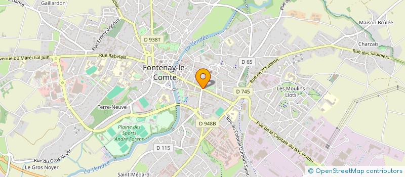 localisation de l'entreprise AGERISK à FONTENAY-LE-COMTE