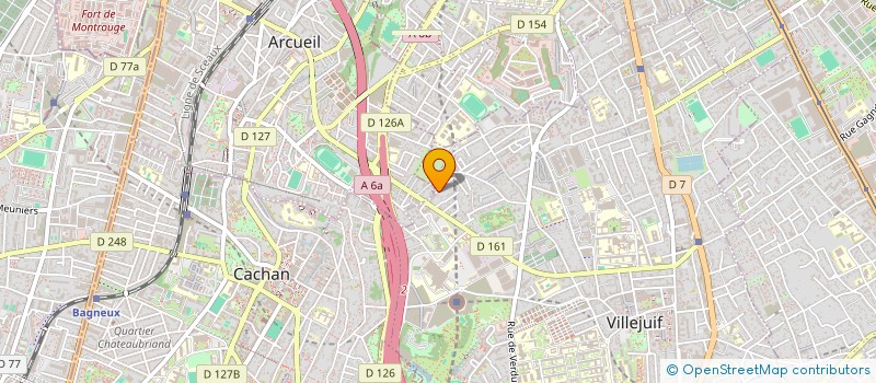 localisation de l'entreprise AGERNOV à VILLEJUIF