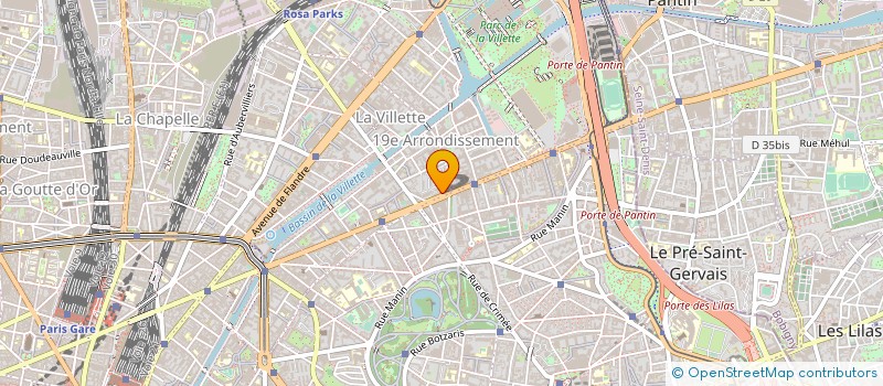 localisation de l'entreprise AGES à PARIS