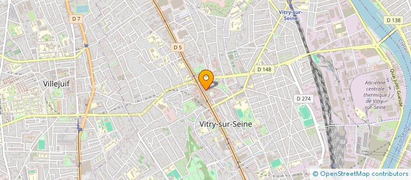 localisation de l'entreprise AGES ET VIE à VITRY-SUR-SEINE