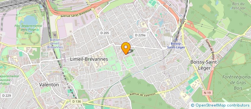 localisation de l'entreprise AGES & HORIZONS à LIMEIL-BREVANNES