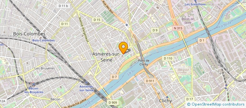 localisation de l'entreprise AGESA GESTION ECOLE STE AGNES à ASNIERES-SUR-SEINE