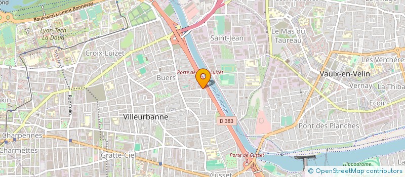 localisation de l'entreprise AGESCA à VILLEURBANNE