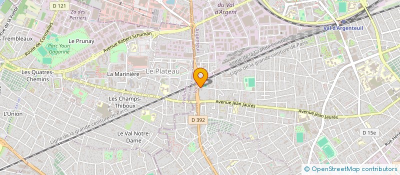 localisation de l'entreprise AGESCO  ARGENTEUIL