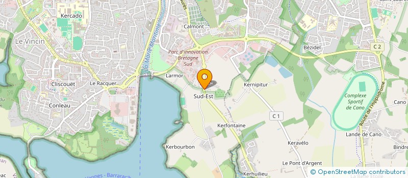 localisation de l'entreprise AGESCOR (AUDIT GESTION EXPERTISE STRATEGIE CONSEIL ORGANISATION) à VANNES
