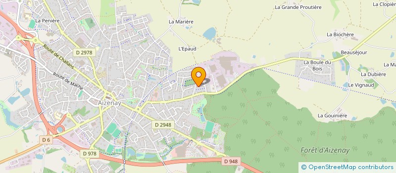 localisation de l'entreprise AGESINATE  AIZENAY