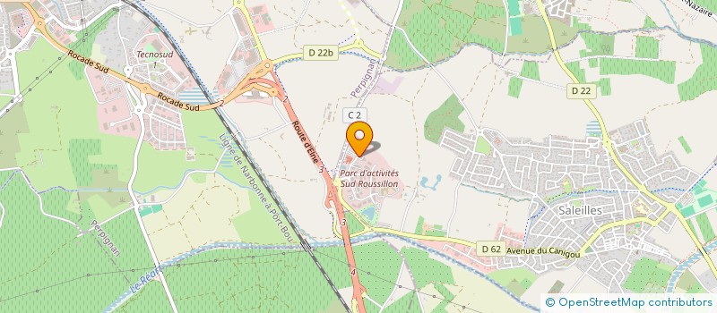 localisation de l'entreprise AGESKO  SALEILLES