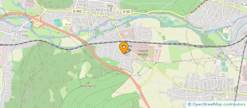 localisation de l'entreprise AGEST  MUTZIG