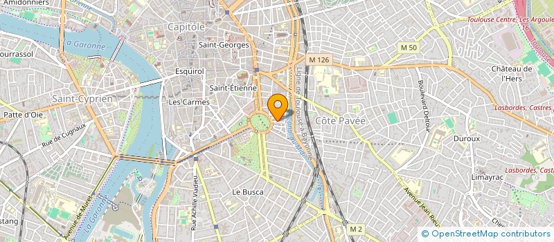 localisation de l'entreprise AGEST - CIAPP  TOULOUSE