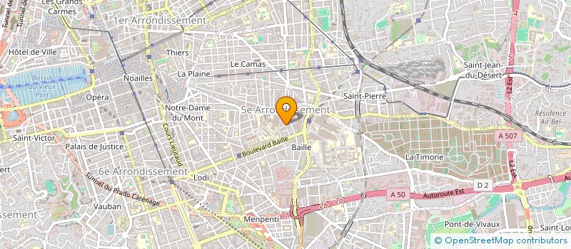 localisation de l'entreprise AGETEC à MARSEILLE