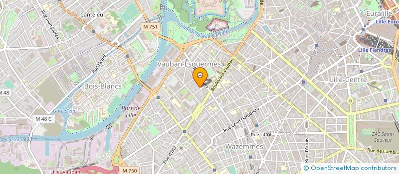 localisation de l'entreprise AGETTA à LILLE