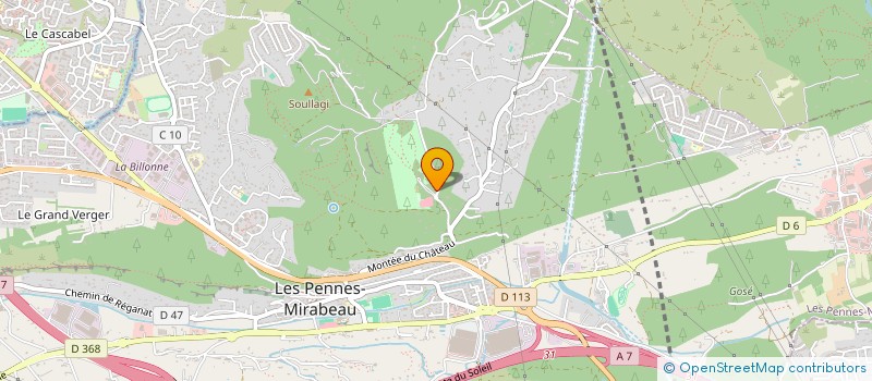 localisation de l'entreprise AGEX à LES PENNES-MIRABEAU