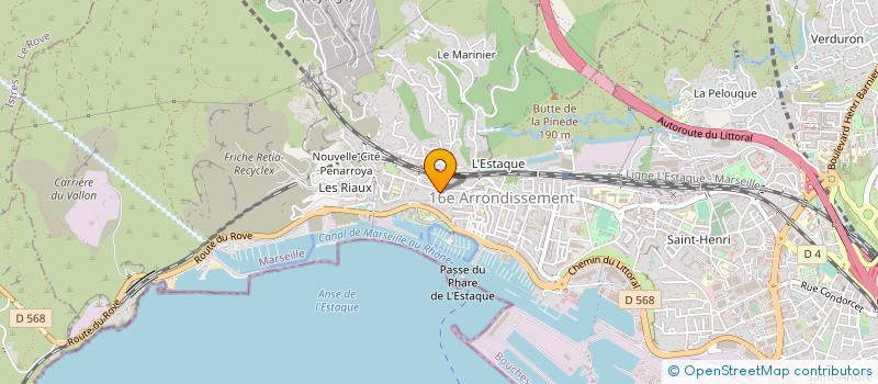 localisation de l'entreprise AGEXA à MARSEILLE
