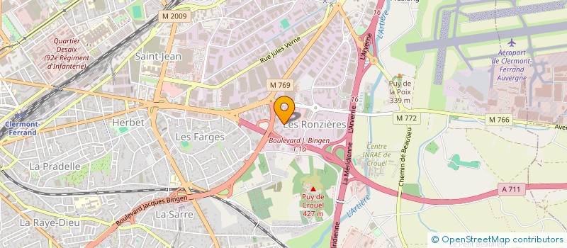 localisation de l'entreprise AGEXDOM  CLERMONT-FERRAND