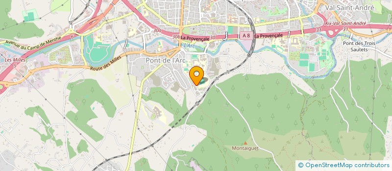 localisation de l'entreprise AGF  EGUILLES