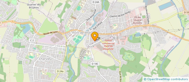 localisation de l'entreprise AGF CONSULT  PONT-DE-CHERUY