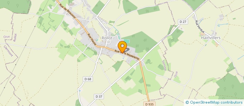 localisation de l'entreprise AGF SERVICES  ROLLOT