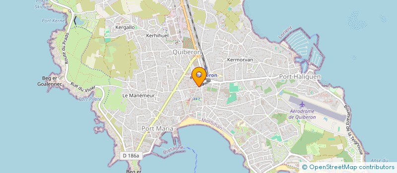 localisation de l'entreprise AGFEL à QUIBERON