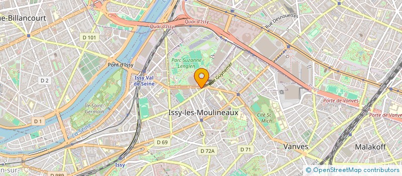 localisation de l'entreprise AGFI à ISSY-LES-MOULINEAUX