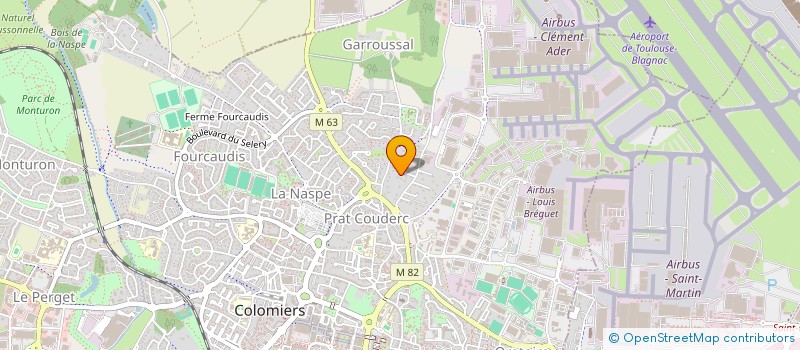localisation de l'entreprise AGFIM 31 à COLOMIERS