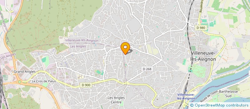 localisation de l'entreprise AGFM  VILLENEUVE-LES-AVIGNON
