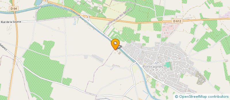 localisation de l'entreprise AGGA  PORTIRAGNES