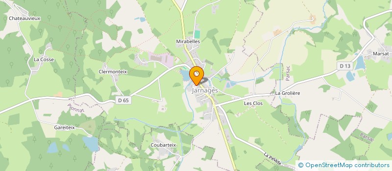 localisation de l'entreprise AGGA à JARNAGES