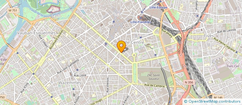 localisation de l'entreprise AGGACO à LILLE