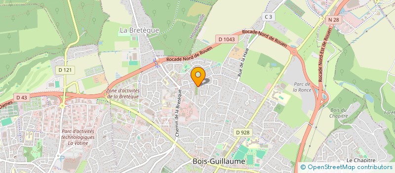localisation de l'entreprise AGGAO à BOIS-GUILLAUME