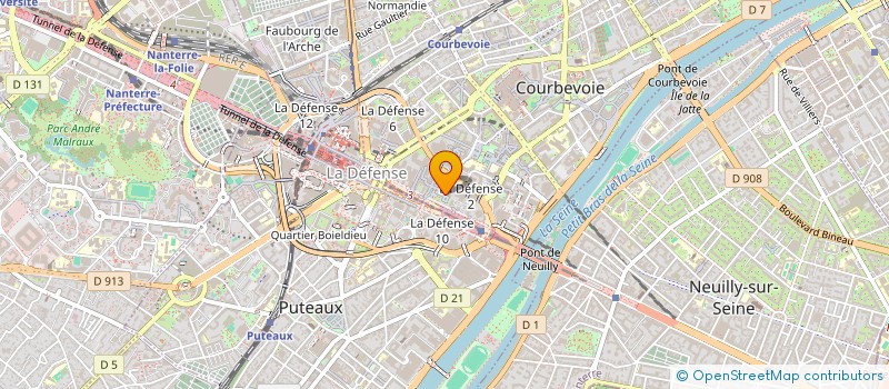 localisation de l'entreprise AGGELOS SOFTWARE à COURBEVOIE