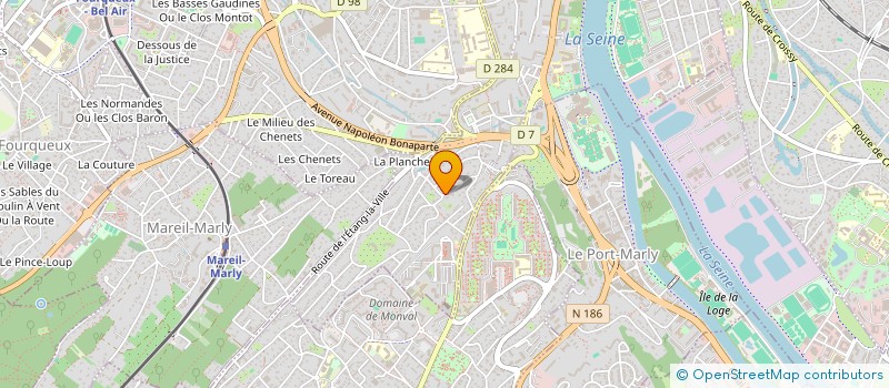 localisation de l'entreprise AGGIL  LE PECQ