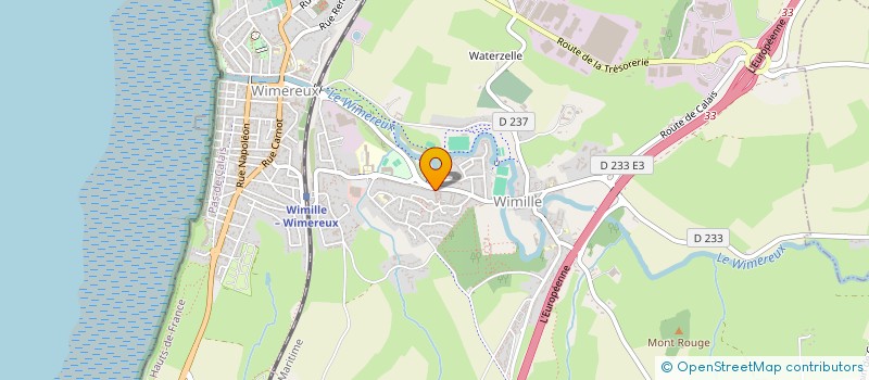 localisation de l'entreprise AGGL'OPALE à WIMILLE