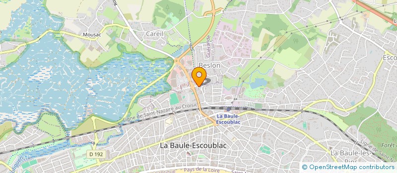 localisation de l'entreprise AGGLO D'ENERGIES POSITIVES à LA BAULE-ESCOUBLAC