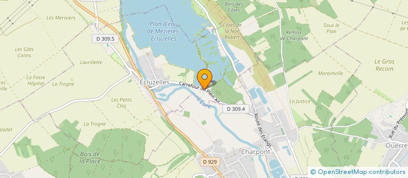 localisation de l'entreprise AGGLO DREUX VERNOUILLET TENNIS DE TABLE à BERCHERES-SUR-VESGRE