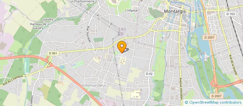 localisation de l'entreprise AGGLOMERATION MONTARGOISE HANDBALL ASS à VILLEMANDEUR