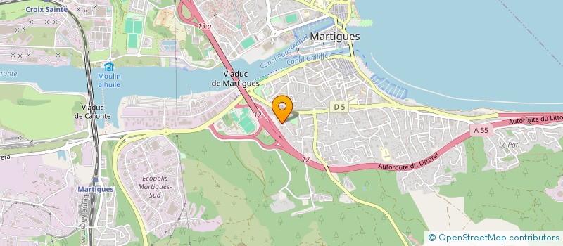 localisation de l'entreprise AGGO  MARTIGUES