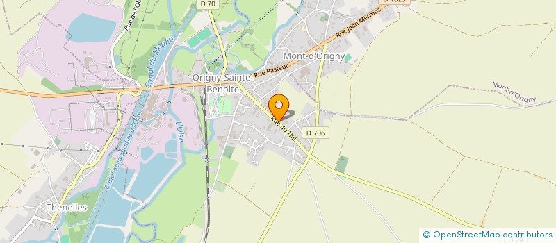 localisation de l'entreprise AGGOUN MAHU  ORIGNY-SAINTE-BENOITE