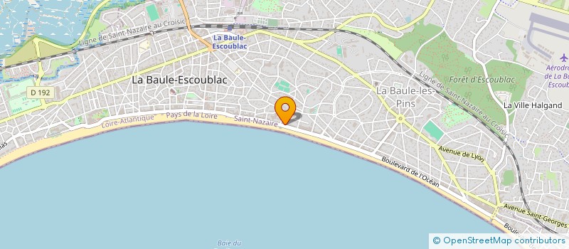 localisation de l'entreprise AGGR-IMMO44  LA BAULE-ESCOUBLAC