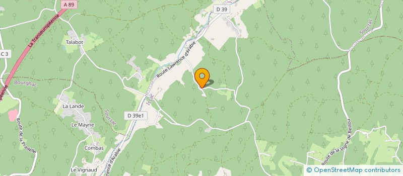 localisation de l'entreprise AGGT  ISSAC