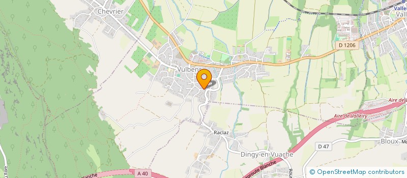 localisation de l'entreprise AGGV IMMO  VULBENS