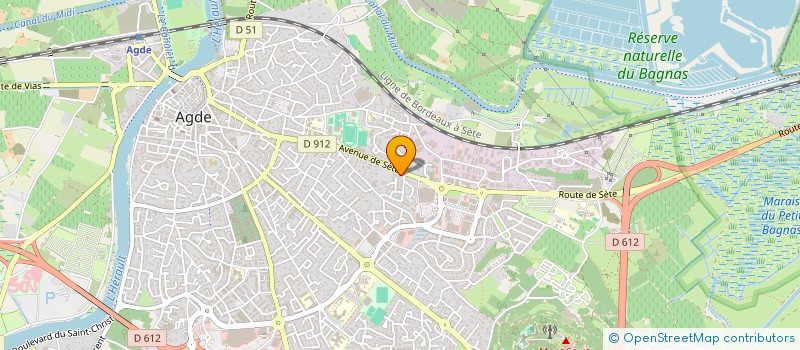 localisation de l'entreprise AGH à AGDE