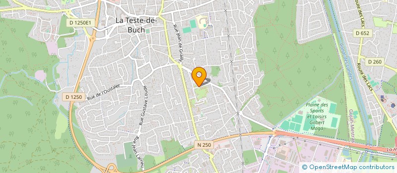 localisation de l'entreprise AGH à LA TESTE-DE-BUCH