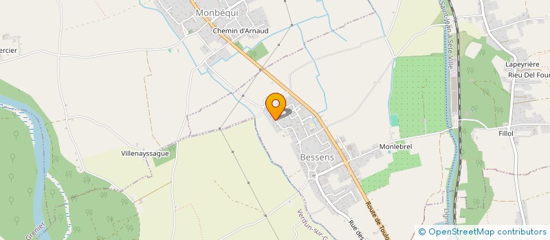 localisation de l'entreprise AGH  BESSENS