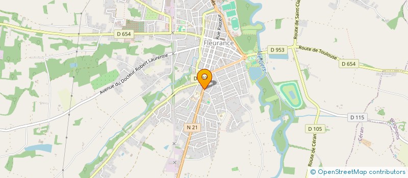 localisation de l'entreprise AGH  L'ISLE-JOURDAIN